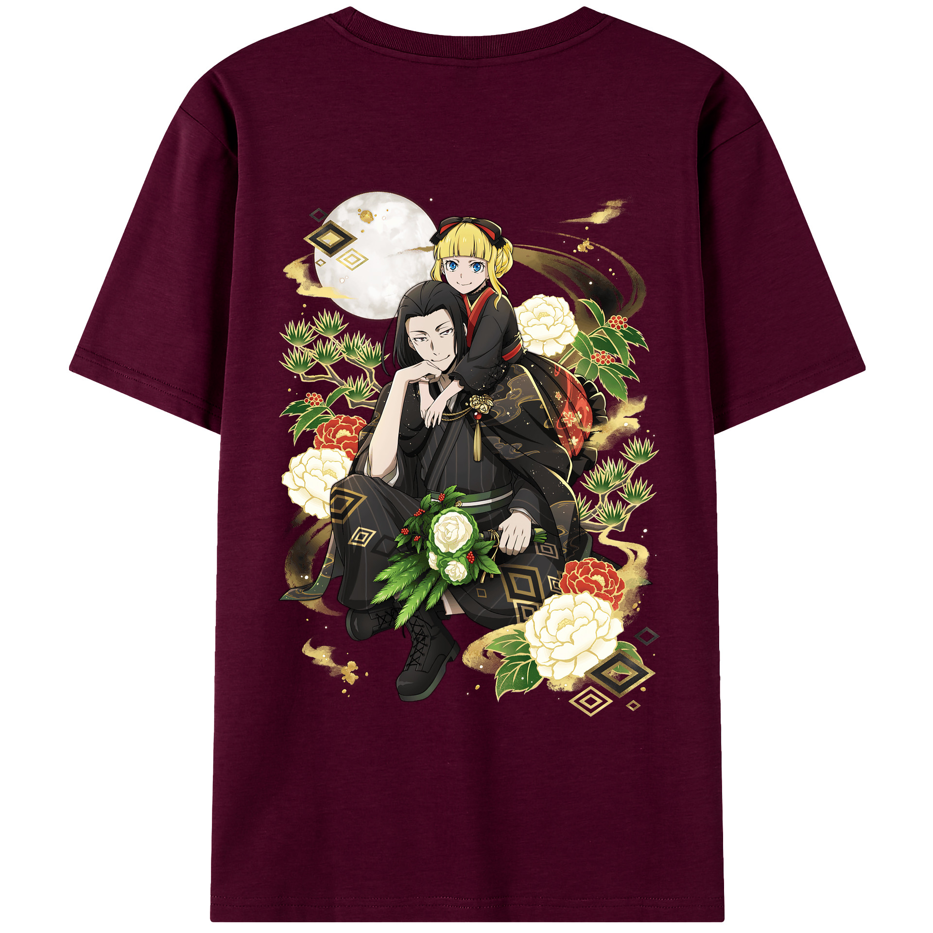 （画像用） 文豪ストレイドッグス Bungo Stray Dogs レディース半袖Tシャツ(バックプリント)